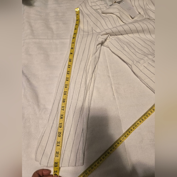 NWT Nia Felix Two-Botton Color Black/White Striped Blazer Size M - Picture 5 of 14